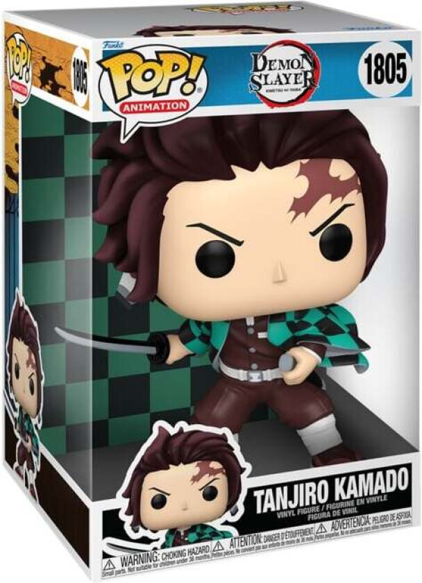 Tanjiro Kamado (Jumbo Pop!) Vinylfigur 1805 - Funko Pop! - Funko Shop Europe