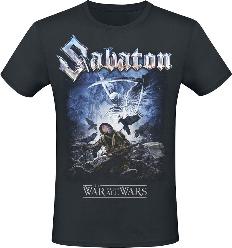 T-skjorte - The War To End All Wars - S til 5XL - Herrer - svart
