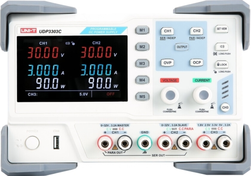 Uni-T Udp3303c Laboratoriestrømforsyning