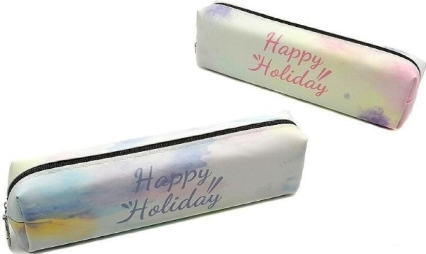 Dachshund Pencil Case Happy Holiday Mix