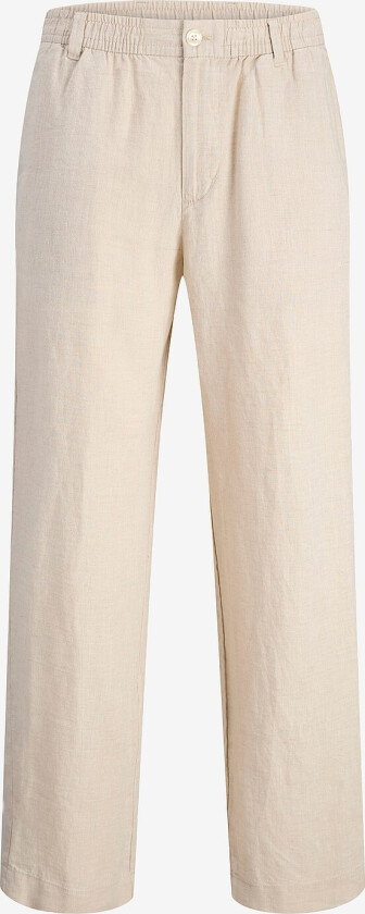 Chinos jpstKarl jjLawrence Linen Chino SN - Grå