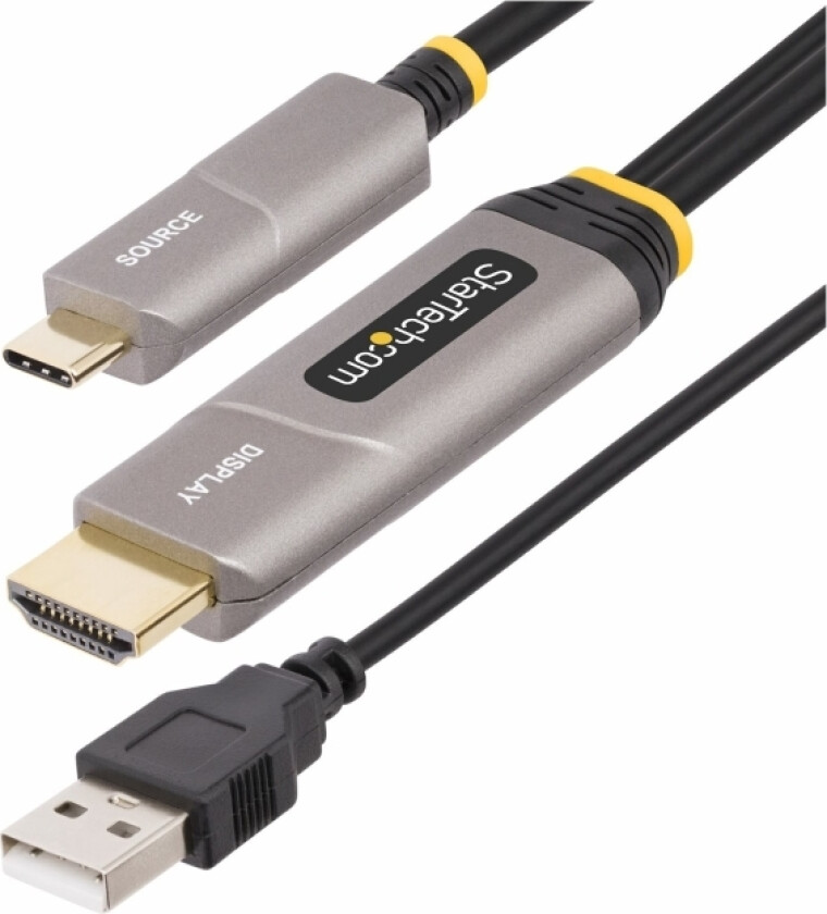 Bilde av Startech.Com 50Ft (15.2M) Usb-C To Hdmi 2.0 Active Optical Cable, 4K 60Hz - Hdmi-Kabel - 24 Pin Usb-C Hann Til Hdmi, Usb (Kun Strøm) Hann - 15.2 M