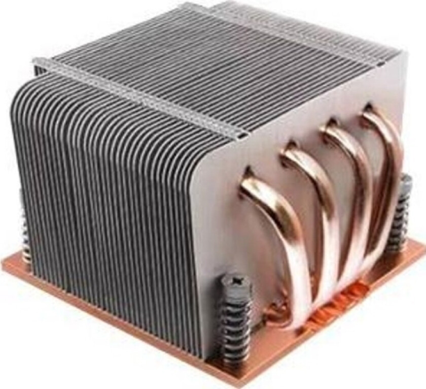 Q2 Intel Cpu-Kjøler Lga1700 2U Kjøleribbe Laget Av Kobber- Og Aluminiumslameller Pluss 4 Varmerør Passive Opptil 150W Tdp (A 2728)