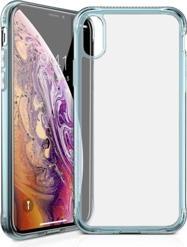 Itskins Nano Ice Cover Til Iphone Xs / X®. Lyseblå Og Gennemsigtig