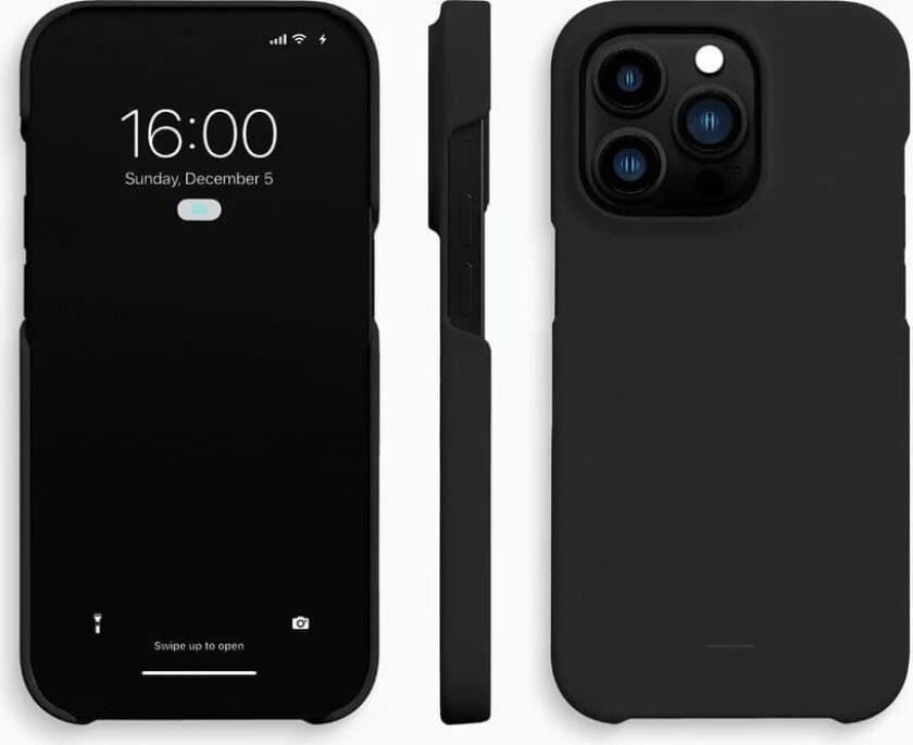 iPhone 14 Pro Deksel Plantebasert Soft Charcoal Black