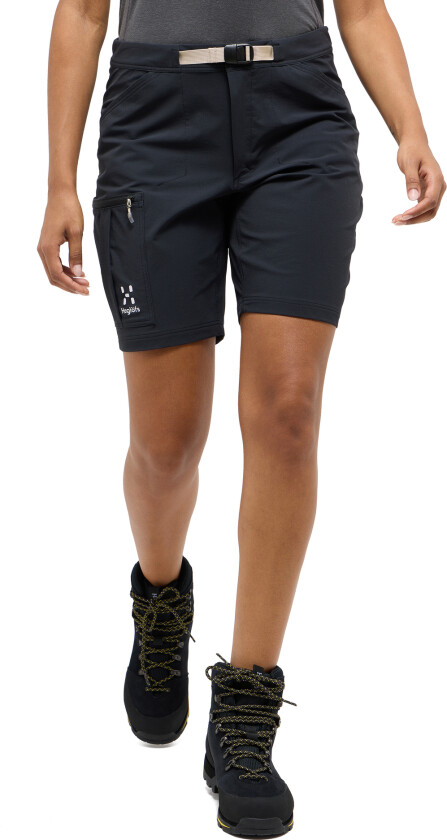 Lizard Softshell Shorts Women True Black