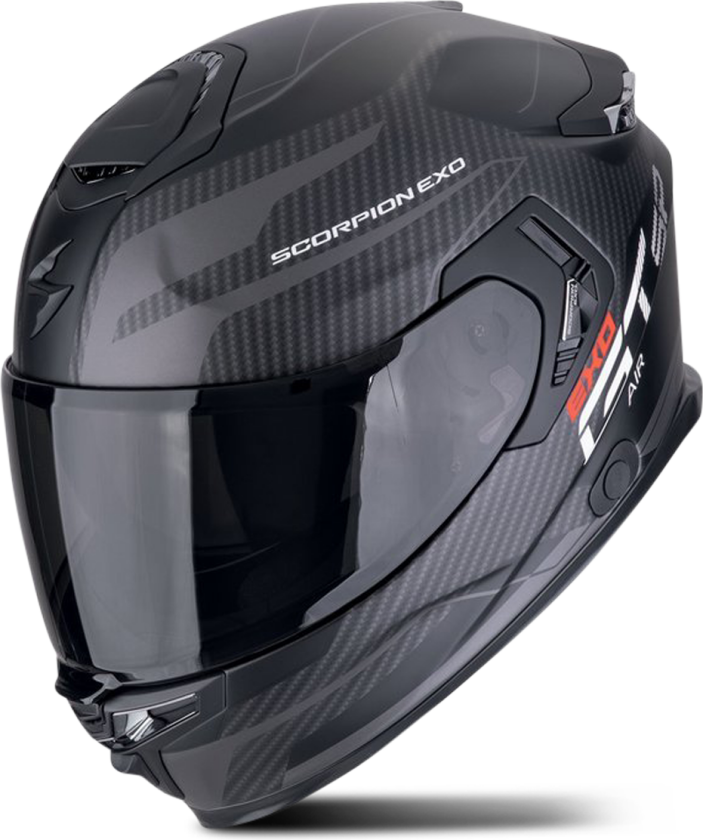 Helhjelm EXO-GT SP Air Mattsvart-Sølv