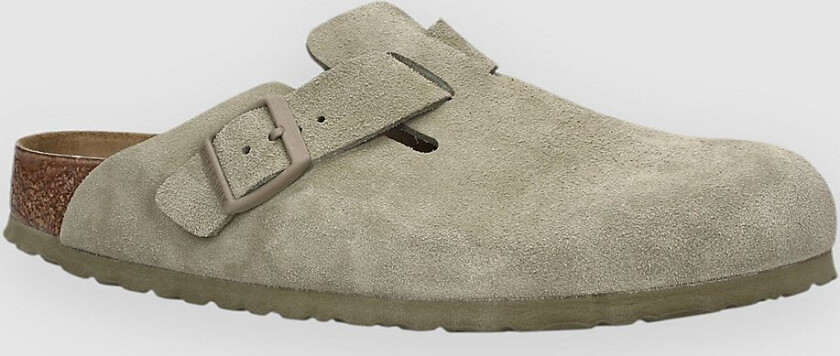 Boston Suede Leather Sandaler grønn