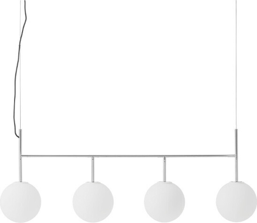 TR Bulb Suspension Frame Pendel Polished Steel