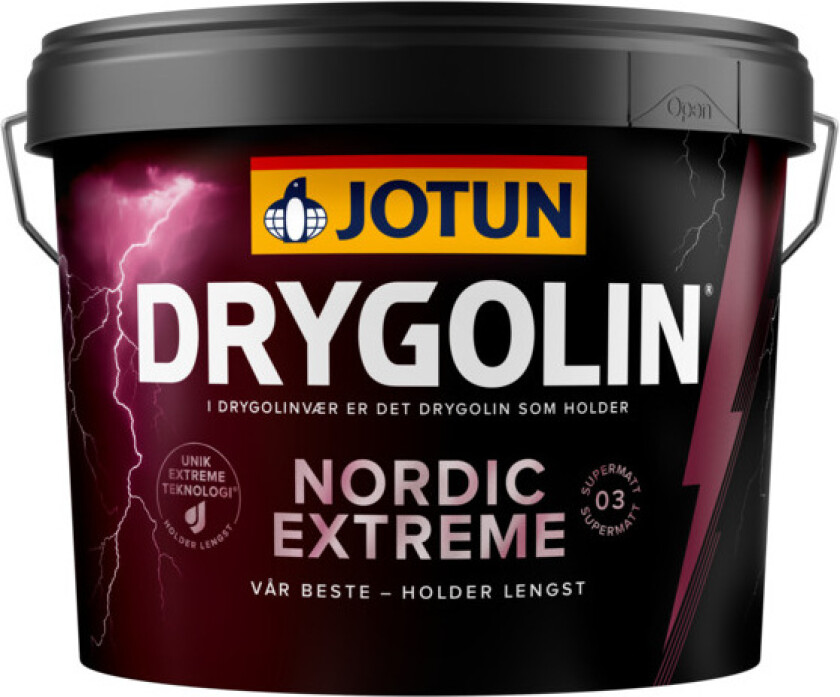Drygolin Oljemaling nordic extreme supermatt a-base 9l