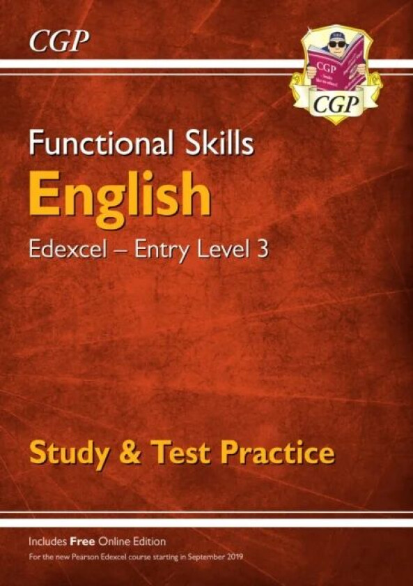 Functional Skills English: Edexcel Entry Level 3 - Study & Test Practice av CGP Books