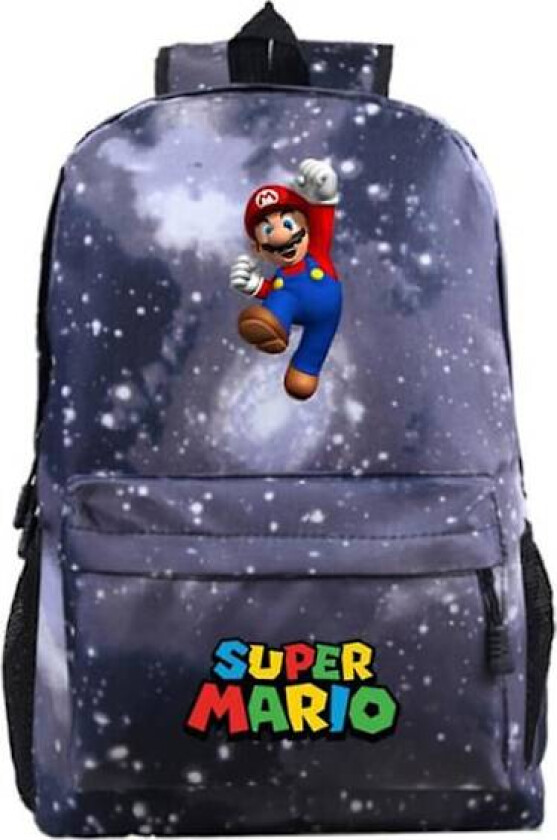 Tegneserie barn Super Mario Bros ryggsekk med trykk Lette ryggsekker for bærbar PC Casual , for gutter Jenter Gå tilbake til skolen (FMY) C C