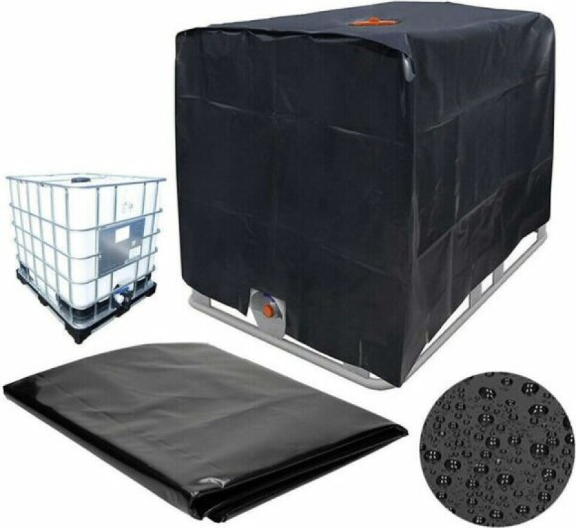 IBC-deksel Presenning for 1000L IBC-beholder, 116 x 100 x 120