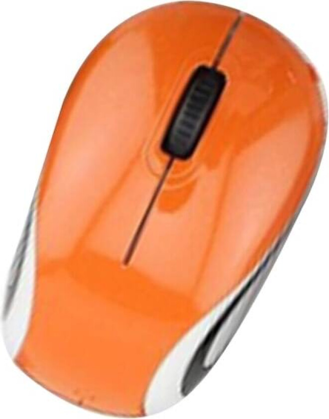 Mini Liten Trådløs Mus For Reiser Optisk Bærbar Trådløs Minimus Med USB Mottaker For Pc Laptop Orange Orange Orange