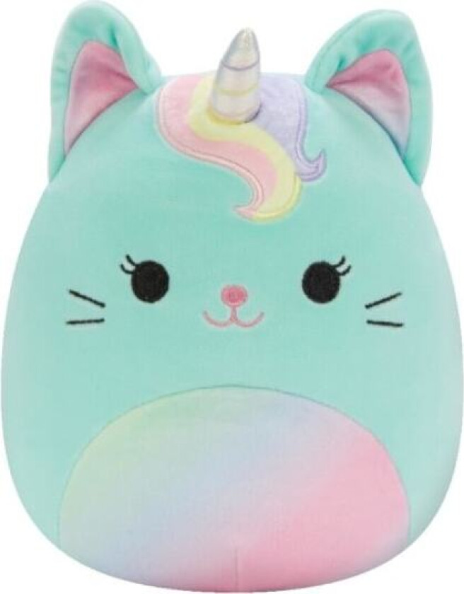 Squishmallows Nicole Caticorn, 19 cm flerfarget
