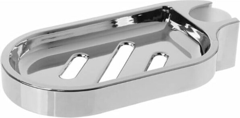 Såpedispenser for Dusjstang 25mm Anti-Rust Justerbar Såpekopp Holder