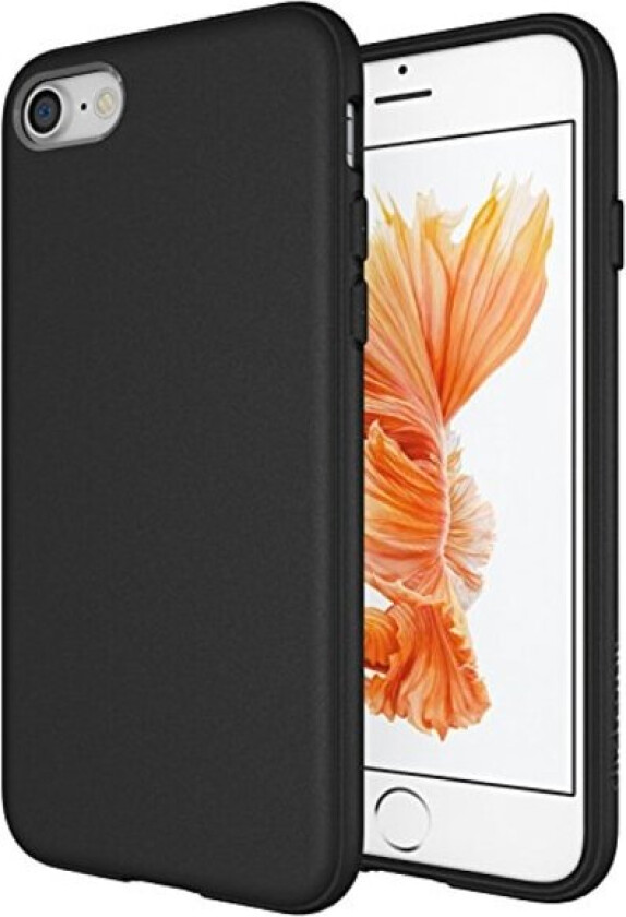 Deksel i gummi, iPhone 7 / 8 / SE 2020/2022 - Matt overflate Black