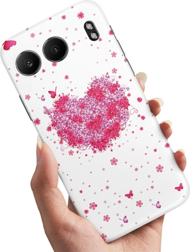 OnePlus Nord 4 - Deksel/Mobildeksel Blomsterhjerte