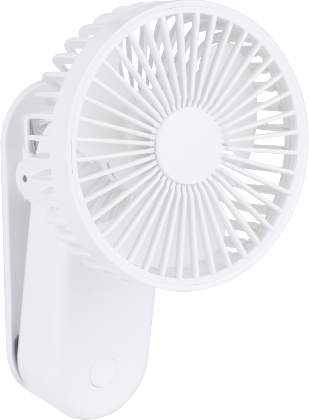 Vifte med klype oppladbar Hvit