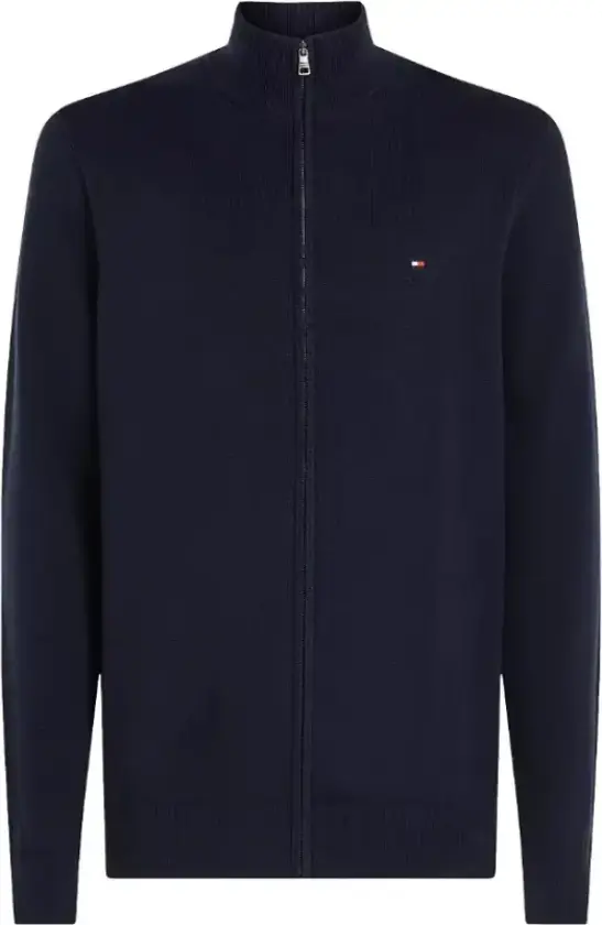 Herre, Strikkevarer, Blå, M