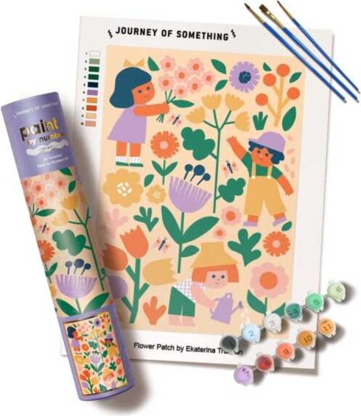 Kids Paint by Numbers: Flower Patch