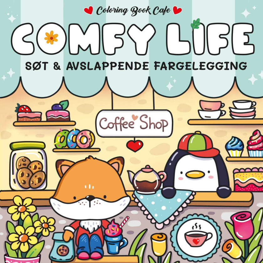 Comfy life søt & avslappende fargelegging