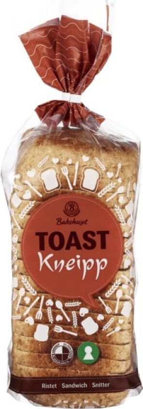Toast Kneipp skivet 660g