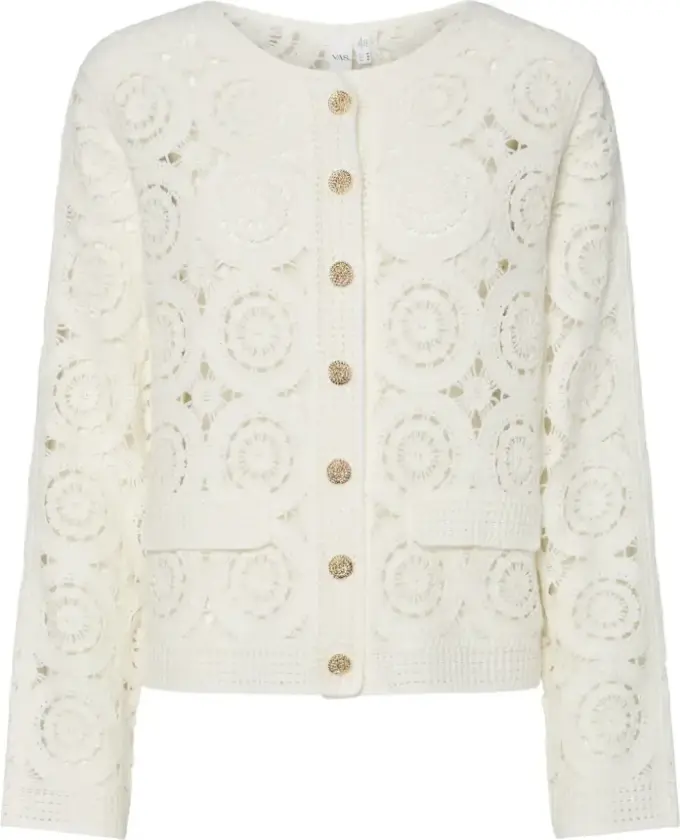 Y.a.s, Dame, Strikkevarer, Beige, S