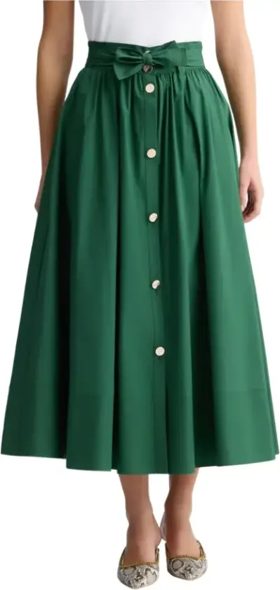 Dame, Skjørt, Grønn, L