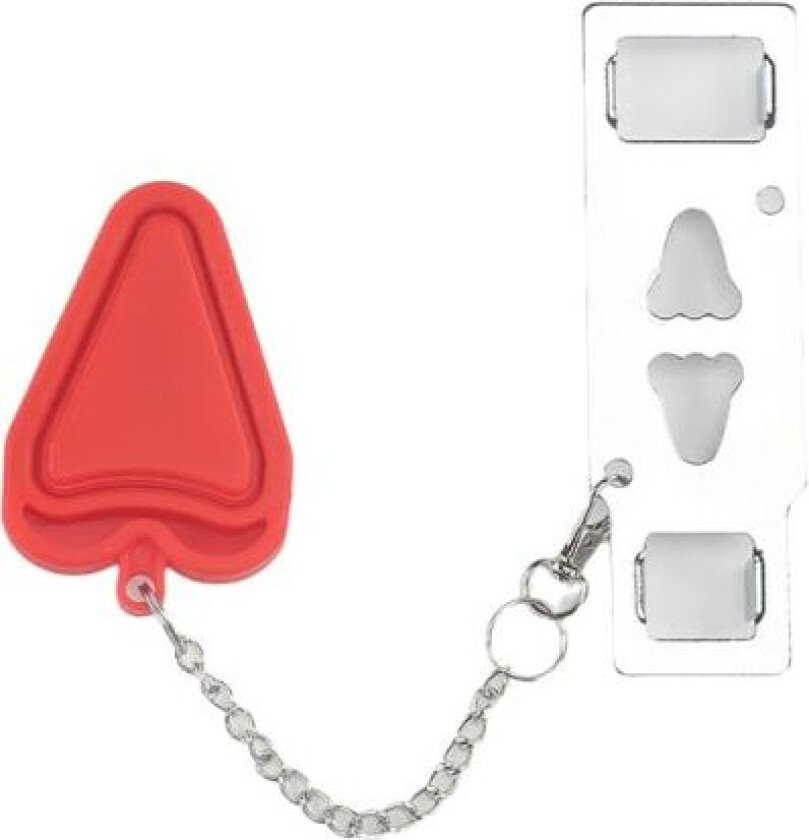 IC Resesikkerhetsdørstopper, lås bærbar dørstopper rød