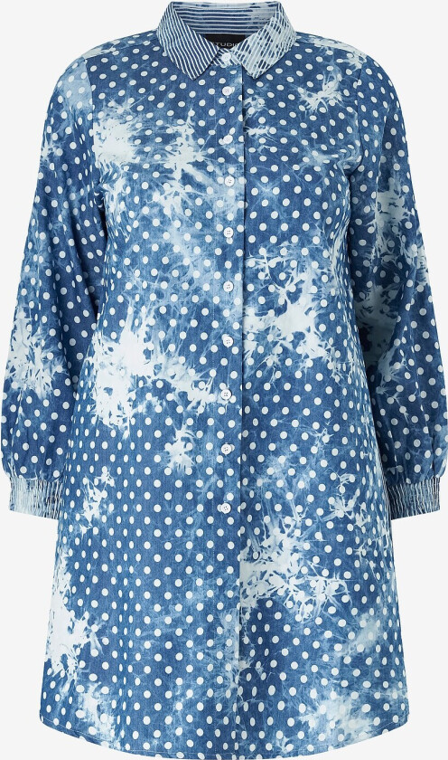 Skjortekjole smilie Shirt - Blå