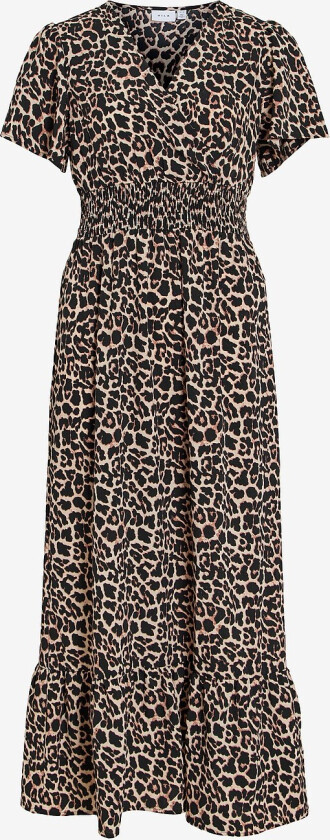 Maxikjole Vimathilde S/s Smock Ankle Dress/ka - Rosa