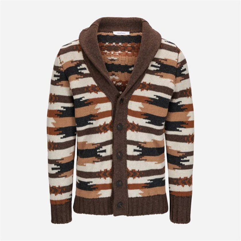 Cardigan Inca - Brown Brun 50