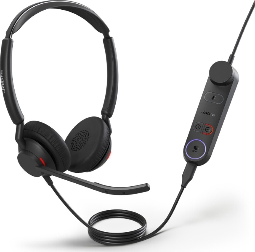 Jabra Engage 50 Ii Ms Stereo - Hodesett - On-Ear - Kablet - Usb-C, Usb-A - Lydisolerende - Cisco Certified, Unify Certified, Certified For Microsoft