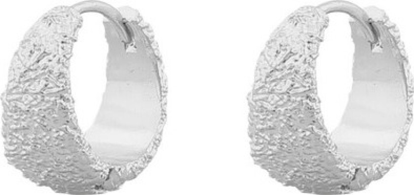 SNÖ of Sweden Florence Ring Earring Plain Silver 13,5mm