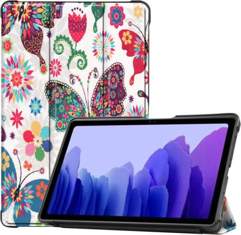 Slank Passform Deksel Til Samsung Galaxy Tab A7 10,4\" - Butterfly flerfarget"