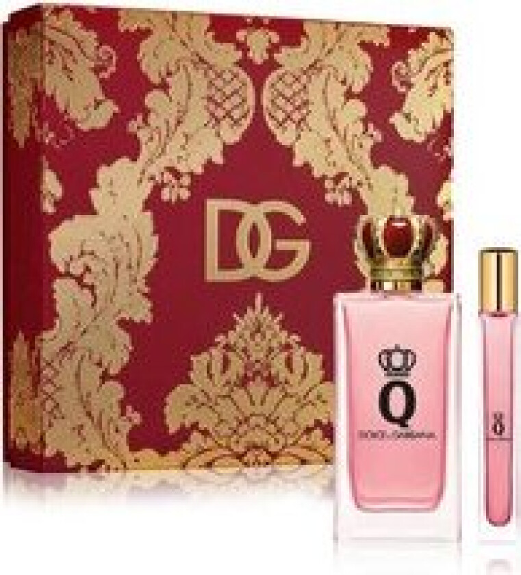 Dolce Gabbana Q By Dolce & Gabbana Gavesett EDP 100 Ml Og Miniatyr EDP 10 Ml