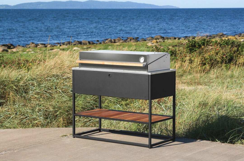 Frittstående kullgrill