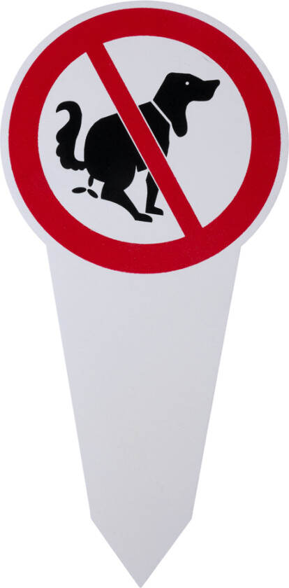 plenskilt "Dette er ikke en hundedo" - 1 stk