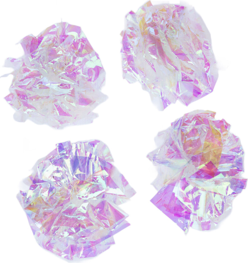 knitrende ball sett for katter - 4-pakning