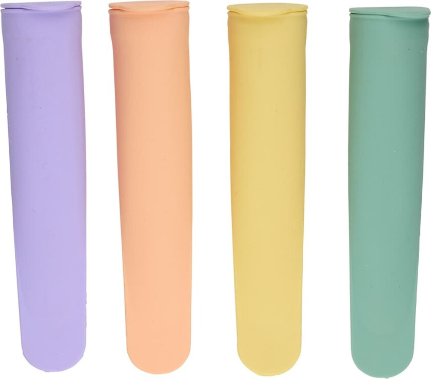 Pop up-former i silikon for iskrem - 4-pakning