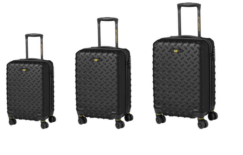 CAT - Industrial Plate Trolley / Koffert sett - 3 deler - Sort