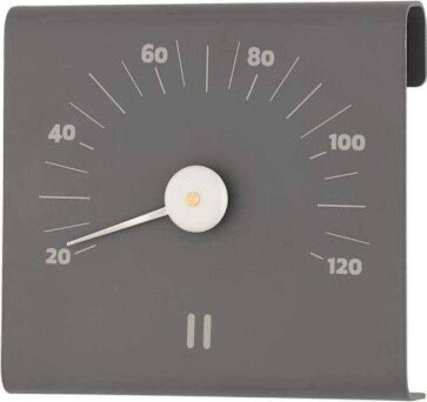 badstutermometer alu grå