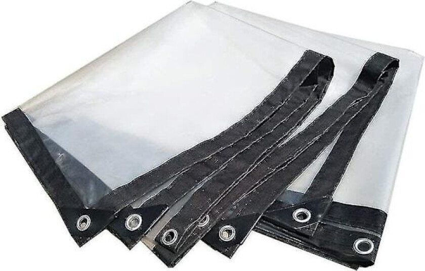 2m x 2m Vanntett presenning - Transparent presenning