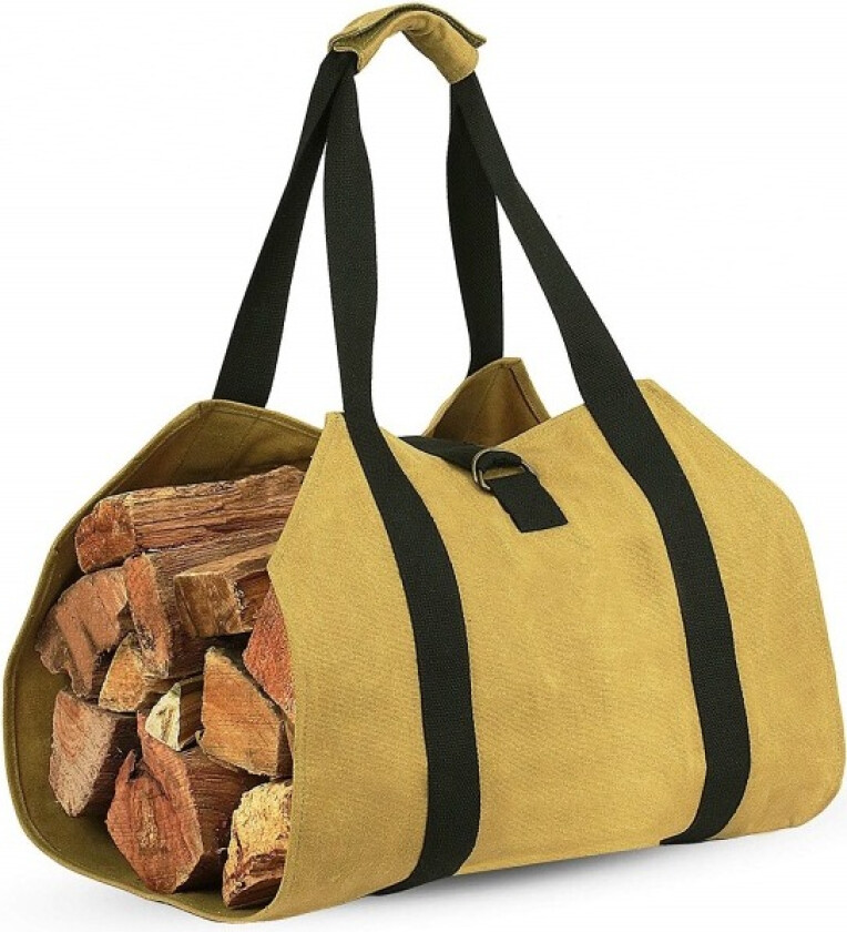 Vedkurv og vedsekk Bålved Vedholder Lerrete Peis Vedsekk Interiør for Camping Lerrete