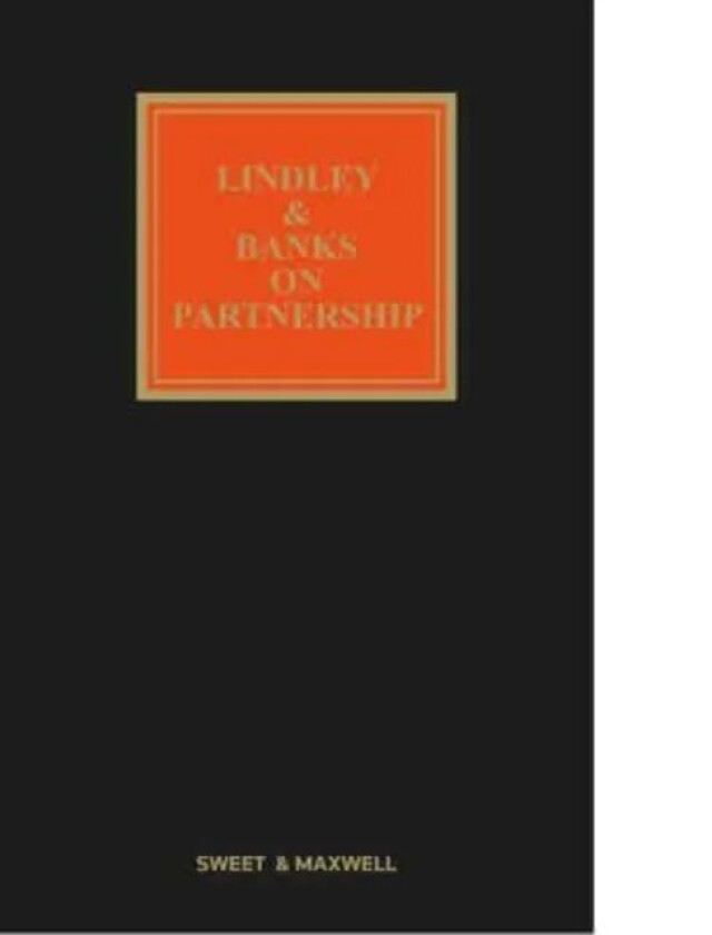 Lindley & Banks on Partnership av Roderick I'Anson Banks