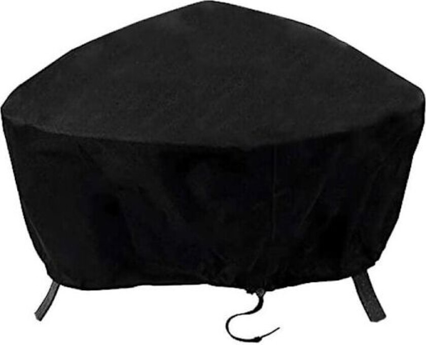 Beskyttelsesdeksel for bålpanne Grilldeksel BBQ Presenning Bålpanne Deksel Utendørs Bålpanne Deksel med snøring V7084B (122 x 46cm)