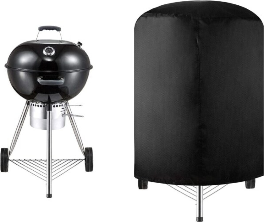 Rund BBQ-trekk, 210D Oxford-stoff vanntett BBQ-grilltrekk, B