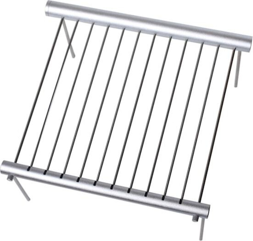 1 stk. Bærbar Sammenleggbar Grillrist i Rustfritt Stål Utendørs Mini Non-Stick Matte Bakeplate for Camping Baking Matlaging