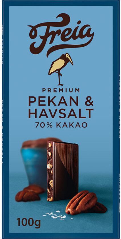 Freia Premium Pekan og Havsalt 100g